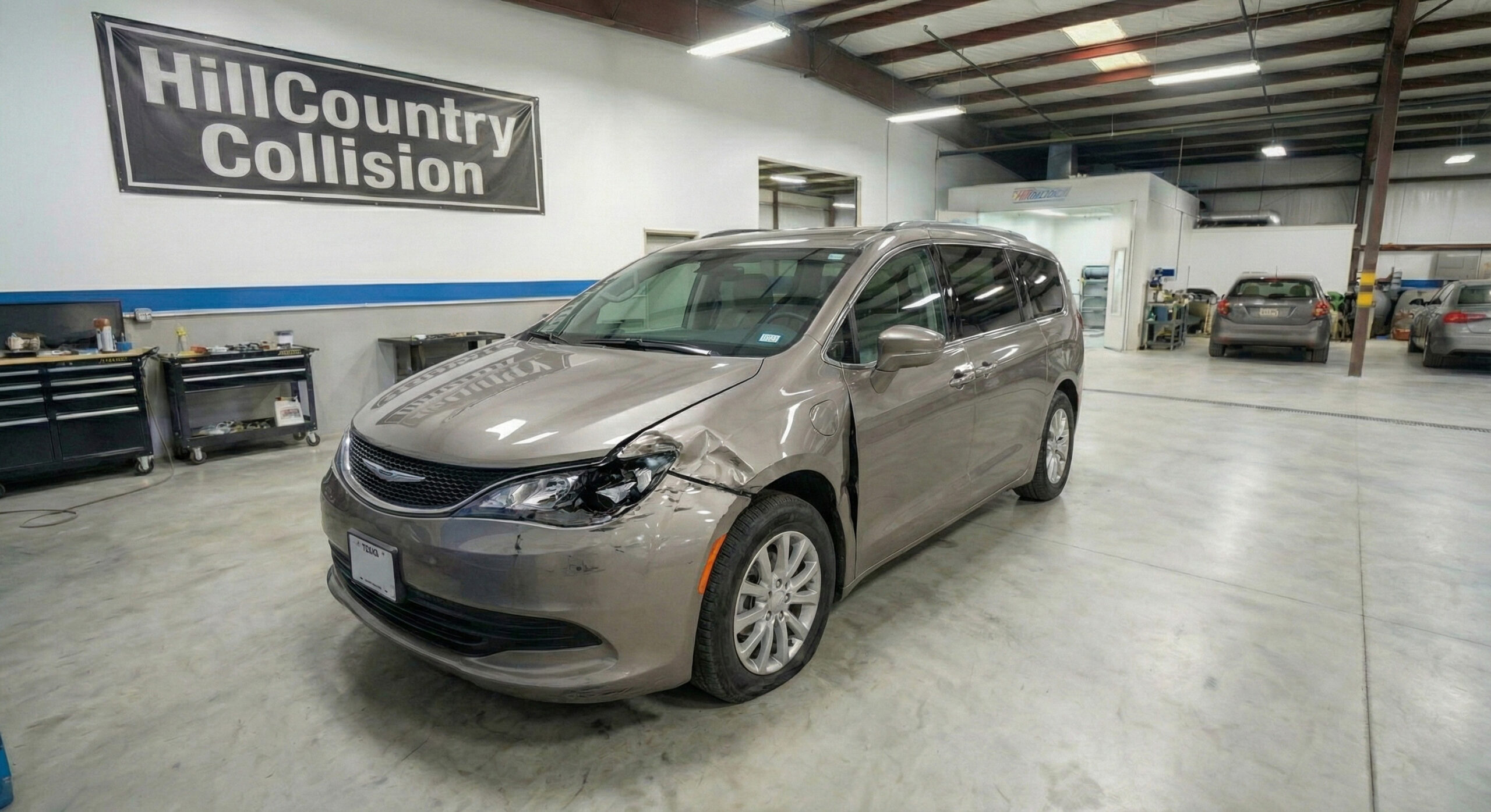 Chrysler auto body repair before