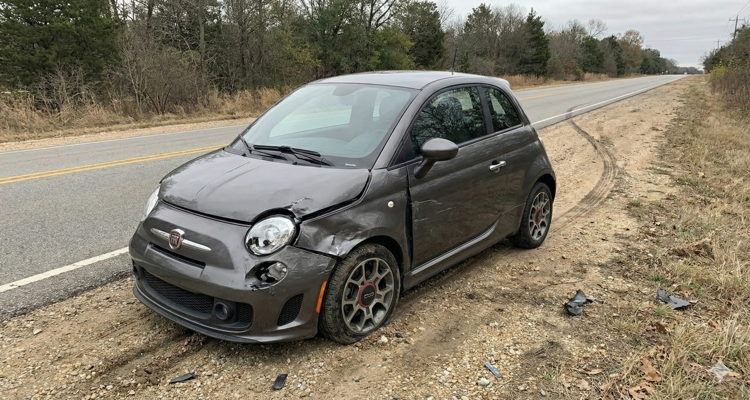 Fiat Auto Body Repair Before